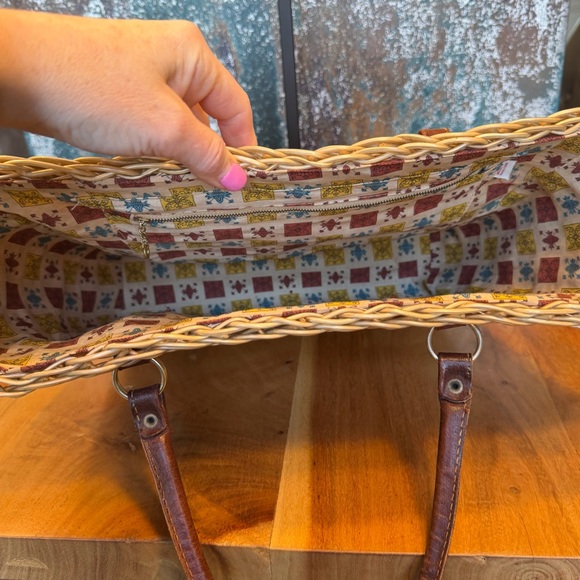 Classic Vintage Mid-Century 1950’s/60’s Wicker Handbag: (EUC) - Picture 13 of 13